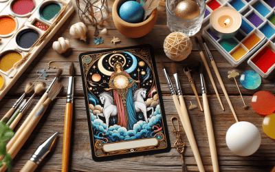 Tarot in Kreativnost: Navdih iz Kart za Umetniški Izraz