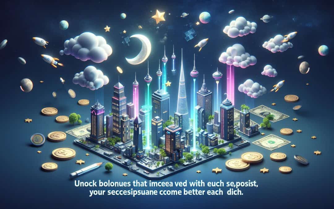 Bonusi ki se povečujejo z vsakim depozitom