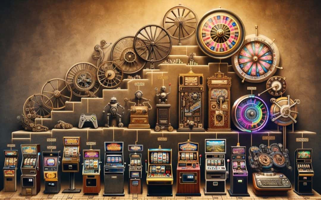 Igralni avtomati skozi zgodovino od mehaničnih do virtualnih