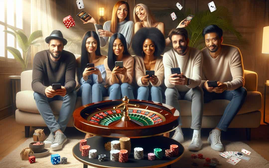 Kako igrati casino igre s prijatelji preko spleta?