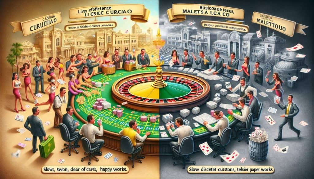 Kako deluje casino z licenco Curacao proti tistim iz Malte Kako deluje casino z licenco Curacao proti tistim iz Malte