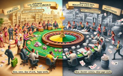 Kako deluje casino z licenco Curacao proti tistim iz Malte