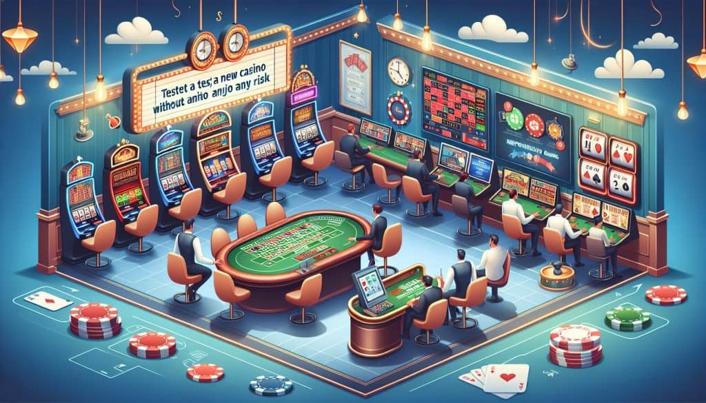 Najboljši način za preizkus nove igralnice brez tveganja Najboljši način za preizkus nove igralnice brez tveganja